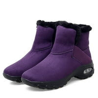Čizme za snijeg Plus Velvet Tople ženske cipele u cijevi zračne jastuke Sole na otvorenom casual cipele