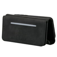 Dteck Crossbag futrola za Samsung Galaxy S10E, PU kožni novčanik Kapacijsko torbica sa džepom sa patentnim