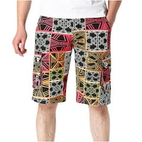 Muške gardere za teretna kratke hlače Ljetne lagane kratke hlače na otvorenom, kratke hlače crvene m