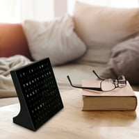 Crni LED elektronički sat Novost svjetlo za svjetlo za radno mjesto za studiju spavaće sobe