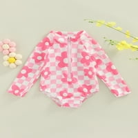 GENUISKIDS dojenčad za bebe djevojčice jednodijelni kupaći kostim za plivanje cvjetni print plairan