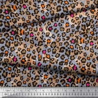 Soimoi siva Rayon tkanina Leopard Životinjska kožna tkanina od dvorišta široko