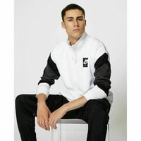 Nike Air Bijela crna antracitna muška jakna puna zip jakna veličine l