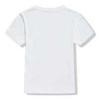 Last za ljetnu košulju za okrugle vrata Top Casual kratkih rukava Majica Bijela X-velika