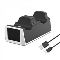 Sonbest Charger Dualsense Dual USB Tip C Pul Curging Dock Cradle sa indikatorskom svetlom za PlayStation