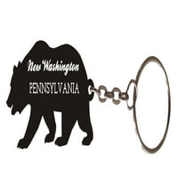 Novi Washington Pennsylvania Suvenir Metal medvjedi