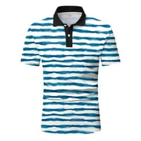Muška majica Muška ljetna sportska odjeća Taster Rever Ispipana majica kratkih rukava Casual Golf Prozračne