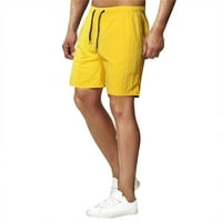 YieVot kratke hlače Muška teretanu Summer Clearence Modni Muški svestrani 5-minutnu suhu čvrstu boju