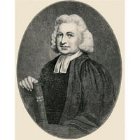 Charles Wesley, 1707-1788. Engleski Clergyman, pjesnik i himna pisac. Print plakata