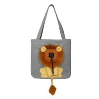 TALUS LION-u obliku kućnog ljubimca prijenosni putni putnici Udoban pas koji nosi platnu torbu za ramena