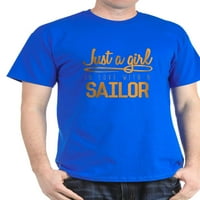 Mornarica djevojka voli mornar - pamučna majica