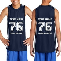 Personalizirajte vlastiti tim košarkaški dres sa svojim prilagođenim imenom i brojem za odrasle za mlade
