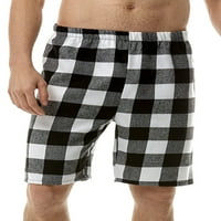 Muške ljetne kratke hlače karirane dno katastične kratke hlače na plaži Classic Fit Beachwebry Mini