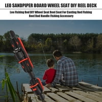 Leo ribolovni štap DIY sjedalo sjedala za kotače za lijevanje štap za ribolov reel ručke ručke ribolovne