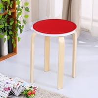 Xiuh okrugla vrtna jastučića sjedala jastuk za sjedalo za vanjsku bistros stolicu botio s terasom crvena
