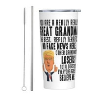 Stvarno odlična baka Trump Pokloni oz smiješna kava vakuum izolirana putna čaša sa propusnim poklopcem