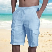 SHPWFBE muške kratke hlače Spring Hawaii Beach Ljetne kratke hlače za slobodno vrijeme Muške ruševe