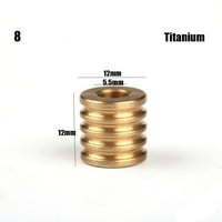 Visokokvalitetni multi alati cilindrični titanijum legura od nehrđajućeg čelika TC nož perle konopce