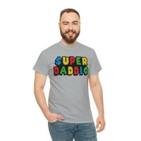 Super daddio Unise Teški pamučni tee, majica za video igre, košulja za tatu