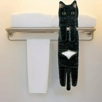 Jeashchat Cat Funny ručni ručnici za kupatilu Kuhinja - slatka dekorativna dekoracija mačjeg dekora