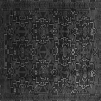 Ahgly Company u zatvorenom pravokutniku Perzijski sivi tradicionalni prostirci, 5 '8'