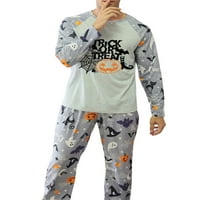 Porodica Huakaishijie Podudaranje Halloween Pajamas Set Holiday Pumpkin Sleep Bagey Xmas PJS set za