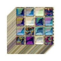 3D naljepnice Zidne samoljepljive naljepnice Tile Crystal DIY domova DIY