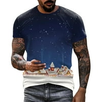 Phonesoap Muške modne božićne majice SSports ffitness na otvorenom 3D digitalni ispis majica kratkih