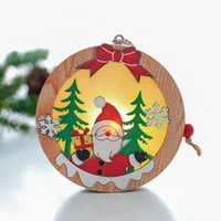 Veki Božić pet-šipka užarene drvene scene ukrasi privjesak ukras zvijezda Domaći dekor Primitelj Uskršnje