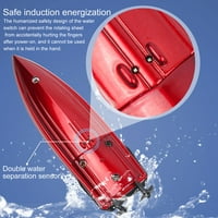 Biplut set Daljinski upravljač Speedboat USB punjiva vodootporna oblika zaštita za zaštitu simulacijskim