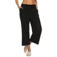 Ženske ležerne elastične struke konusne pantalone hlače sa znojnim znojnim hlačama Ženske hlače