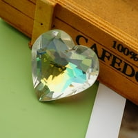 Crystal Heart Prisms Window Hanget Ornament Rainbow Q4U Kristali AU F2J4