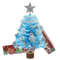 Deyuer božićno stablo za hvatanje očiju širokoj primjeni PVC vjenčani rekvizit Mini božićni bor za dom
