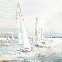 Windswept Sails i Poster Print Eva Watts EW541A