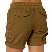 Chambray kratke hlače Žene Žene Žene Teretne kratke hlače Ljeto Lagane planinarske burmude kratke hlače