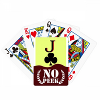 Sreća Jack Club J Poker Peek Poker igračka karta Privatna igra