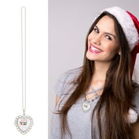 Božićna ogrlica Modni Xmas DIY viseći ogrlica privjesak