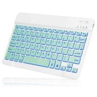 U lagana ergonomska tastatura sa pozadinskim RGB svjetlom, višestruki tanak punjiva tastatura Bluetooth 5. i 2,4 GHz stabilna priključna tastatura za ASUS ROG telefon 6D Ultimate