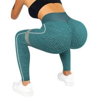 Bigersell Curvy joga hlače za žene Yoga pune dužine hlače za žene skrotirajući guzički vježbanje teksturi