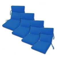 Comfort Classics Outdoor Sunbrella Cunloled Jastuci za stolice - set od 4