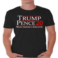 Newkward Styles Trump Pencete USA Izbori Men Majica Republikanski predsjednik Partiotske kolekcije odjeće