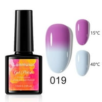 Dugotrajna laka za nokte Promjena boje sa temperaturom za žene Nail Art 028