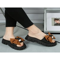 Daefulne sandale za žene jezgra klizni sandale Ljetne papuče Otvorene nožne sandale Platform klizanje