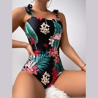 Fsqjgq haljina za kupanje za žene kupaći kostim ženama rhinestone bikini sportski poliester ženski ruksak
