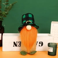 Irski dan izgled Svetog Patrika lutka Rudolph ukras lutka Plišani igračke Day ukrasi Svetog Patrika