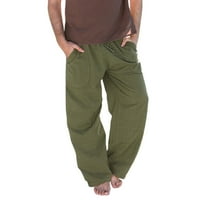 Simplmasygeni teretni hlače za muškarce Sportska pantalona za čišćenje muške ljetne modne maramičke