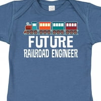 Inktastični Budući željeznički inženjer vlak poklon dječji dječak ili dječji dječji bodysuit