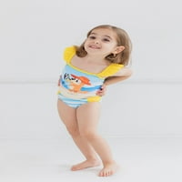 Bluey Bingo Toddler Djevojke čipkaste leđa Tankni Top i bikini donji plivanje postavlja se malinu na malo dijete