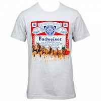 Budweiser Clydesdale logo majica-xlage
