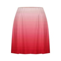 Ljetne pantalone za žene Ženske ljetne suknje za tenis Athletic Stretchy kratke joge lažne dvije pantalonske suknje kratke ružičaste s